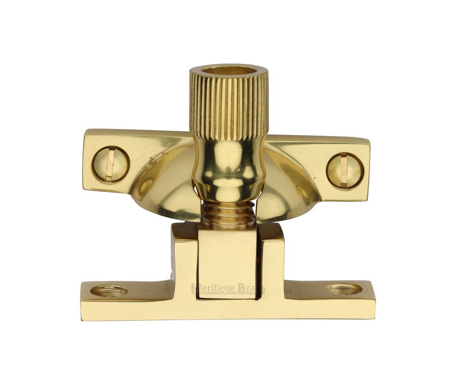 Heritage Brass Unlacquered Brass Narrow Brighton Lockable Sash Fastener