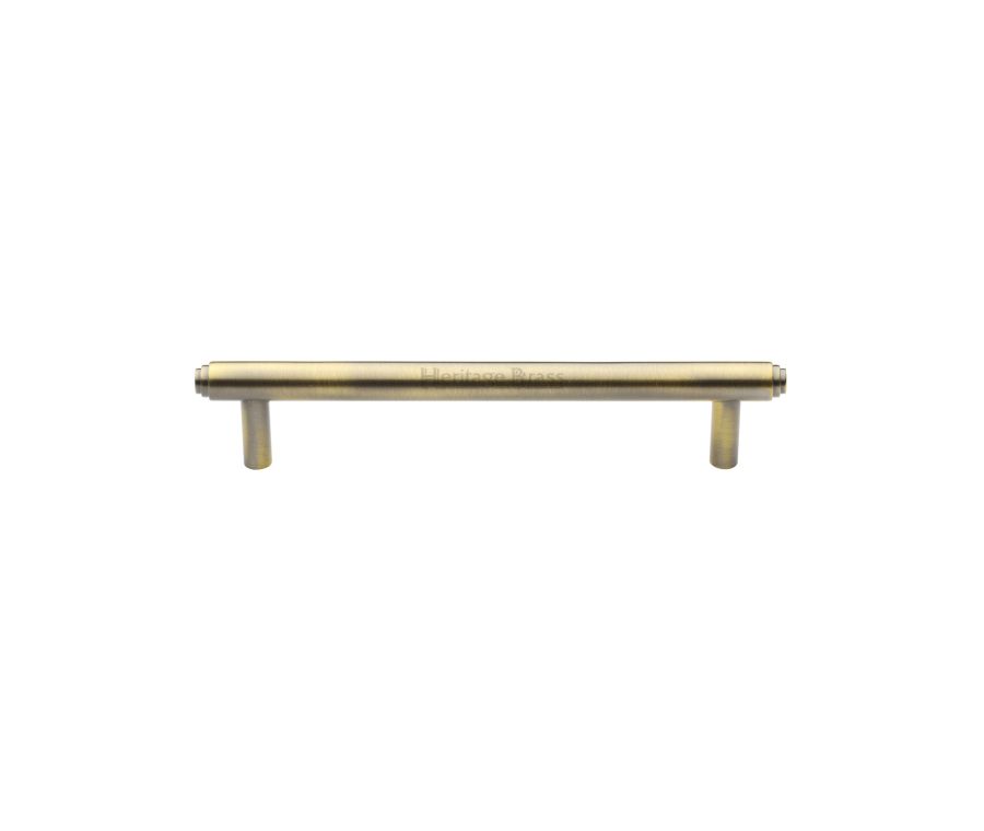 Heritage Brass Antique Brass Step Cabinet Pull Handle 128mm