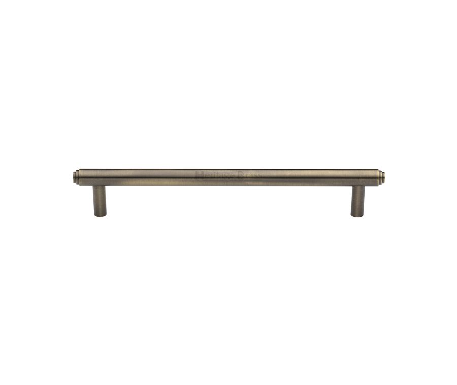 Heritage Brass Antique Brass Step Cabinet Pull Handle 160mm