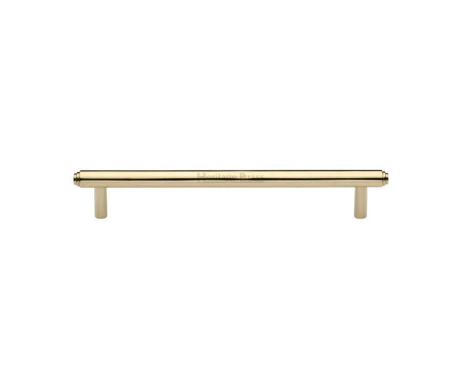 Heritage Brass Polished Brass Step Cabinet Pull Handle 160mm