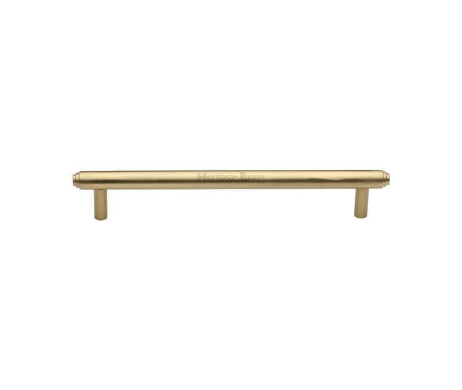 Heritage Brass Satin Brass Step Cabinet Pull Handle 160mm