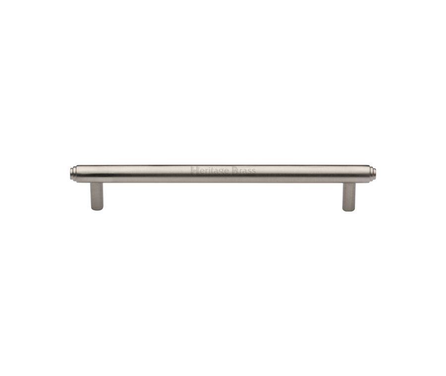 Heritage Brass Satin Nickel Step Cabinet Pull Handle 160mm