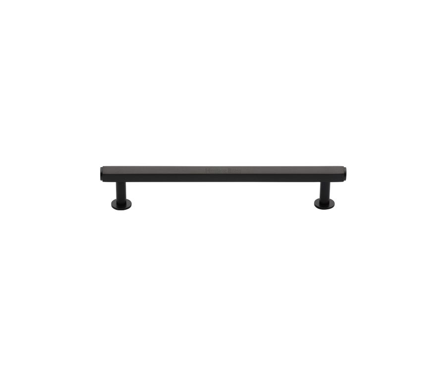 Heritage Brass Matt Bronze Hexagon Cabinet Pull Handle with Rose 16mm