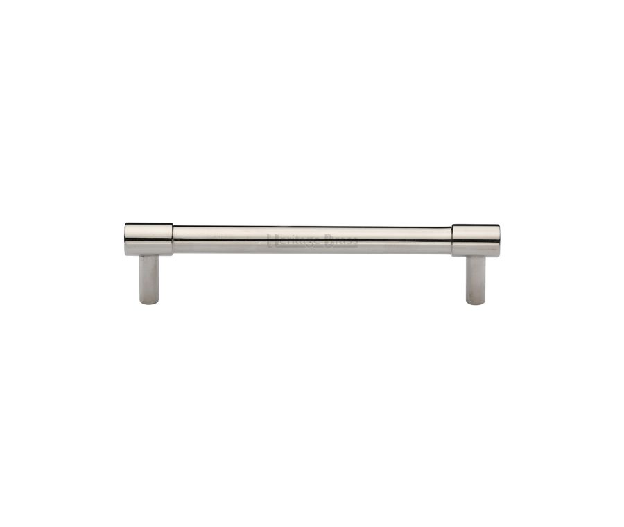Heritage Brass Polished Nickel Finish Phoenix Cabinet Pull Handle 128mm