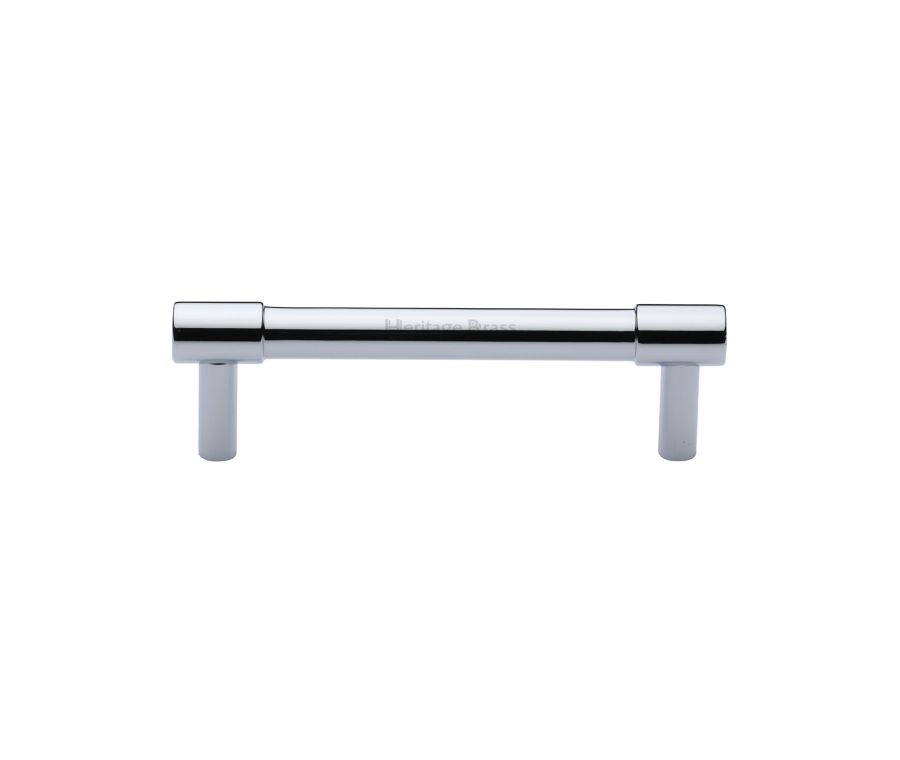 Heritage Brass Polished Chrome Phoenix Cabinet Pull Handle 96mm
