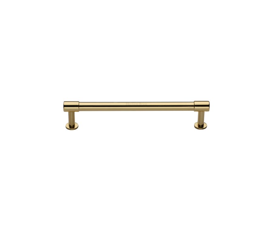 Heritage Brass Polished Brass Phoenix Cabinet Pull Handle with Rose 16mm