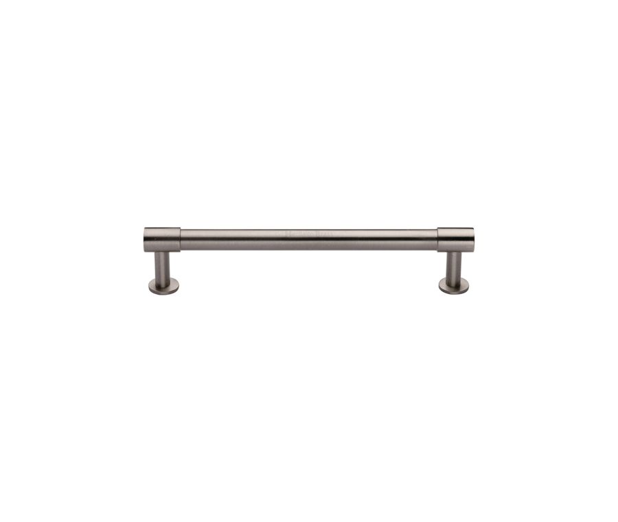 Heritage Brass Satin Nickel Phoenix Cabinet Pull Handle with Rose 16mm