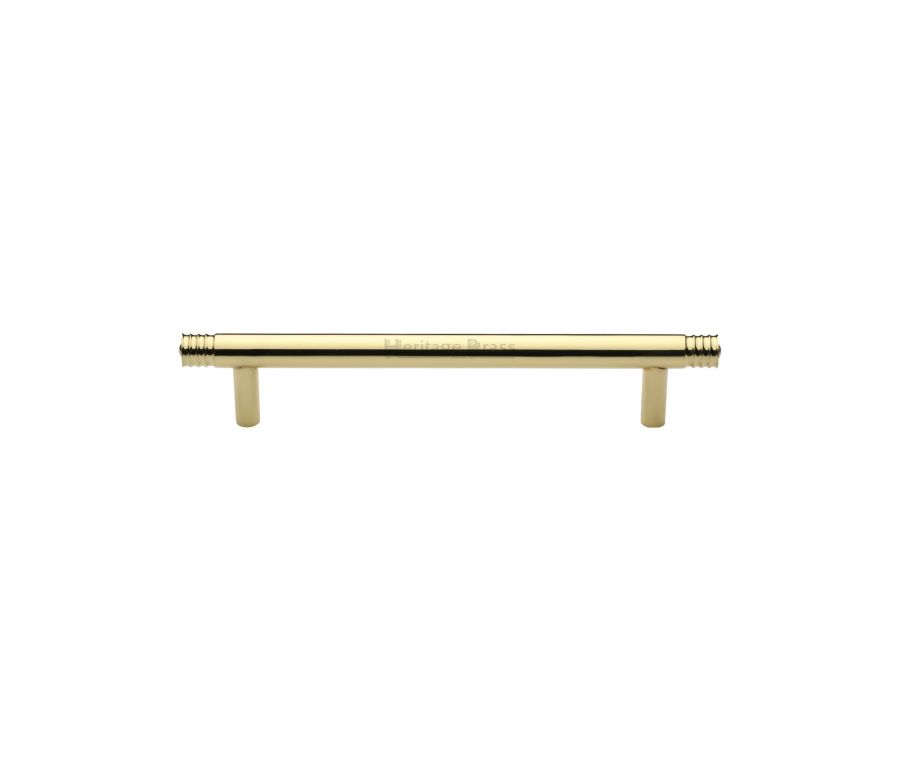 Heritage Brass Polished Brass Contour Cabinet Pull Handle 128mm