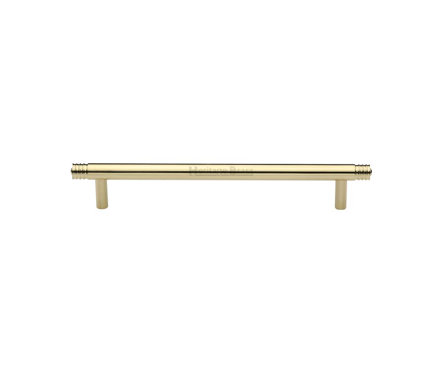 Heritage Brass Polished Brass Contour Cabinet Pull Handle 160mm