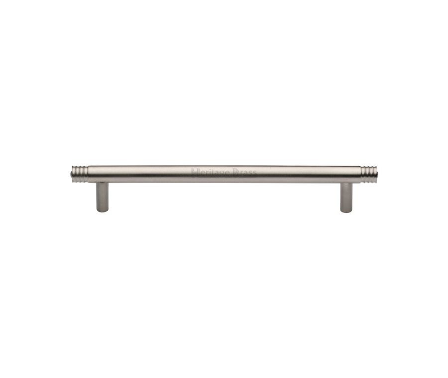 Heritage Brass Satin Nickel Contour Cabinet Pull Handle 160mm