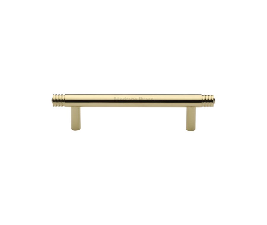 Heritage Brass Polished Brass Contour Cabinet Pull Handle 96mm