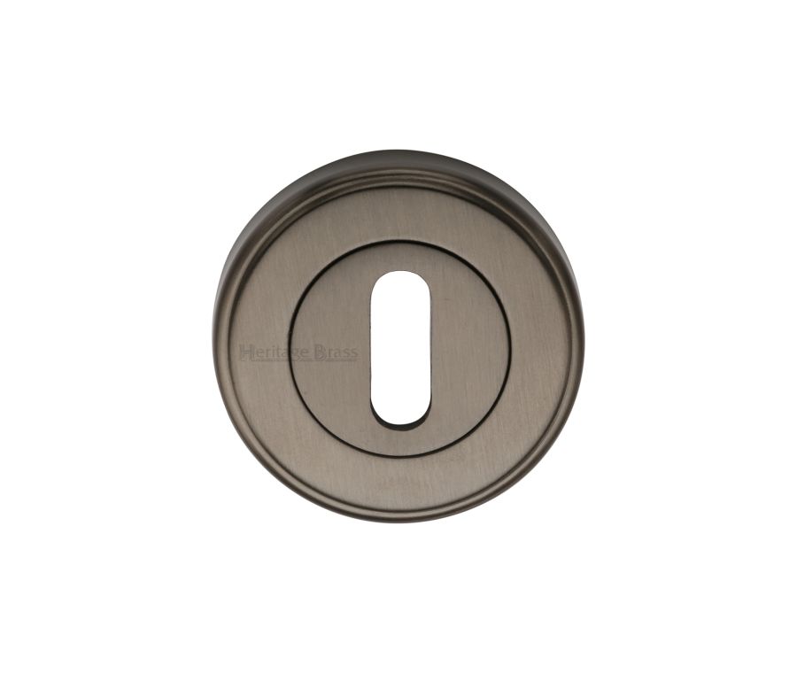 Matt Bronze Standard Key Escutcheon Round - V5000