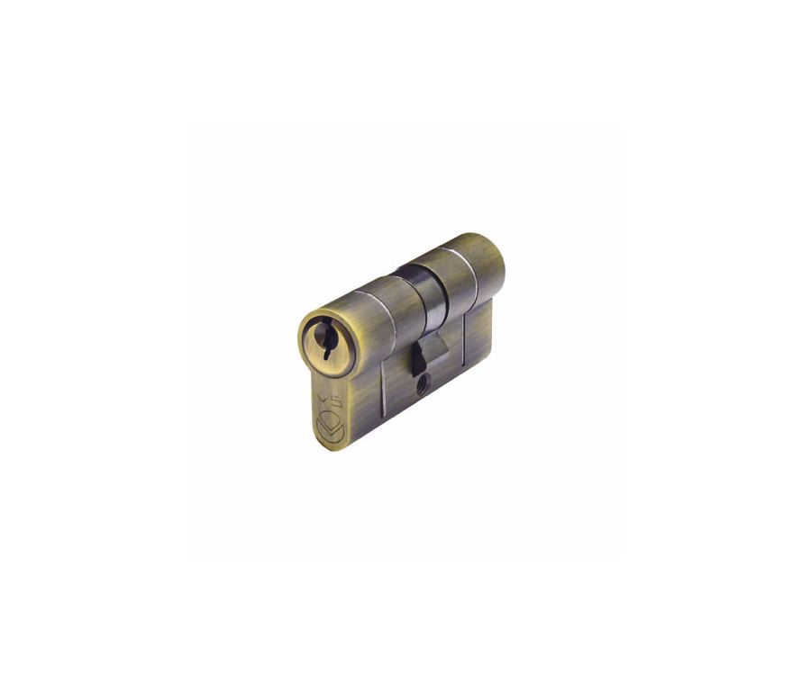 Antique Brass 100mm Euro Double Cylinder 50/50 - V5EP100DAB