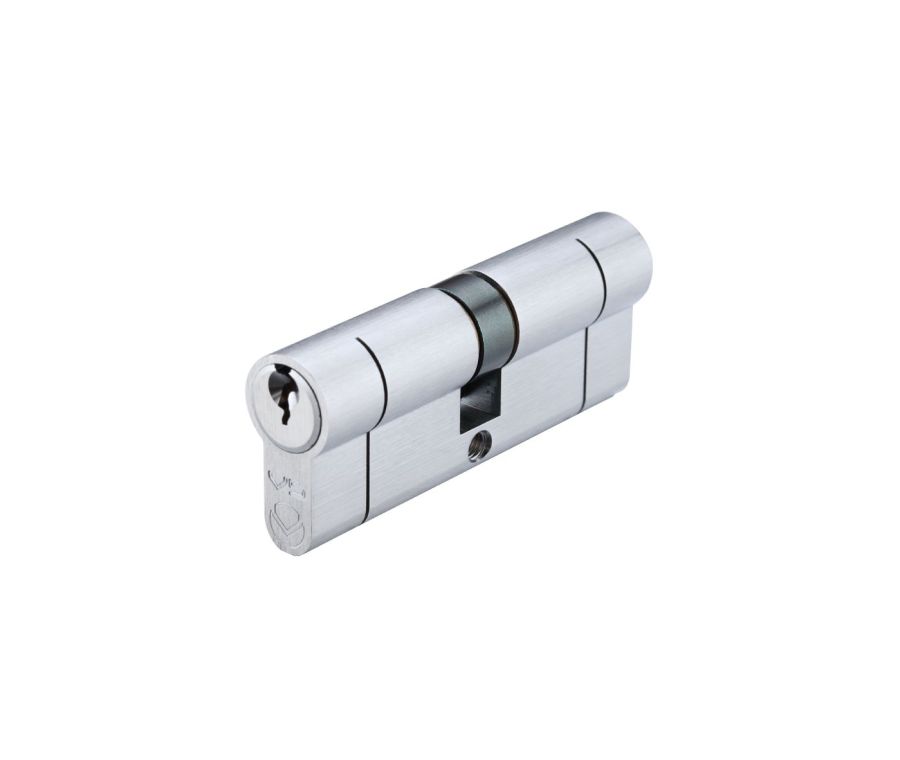 Satin Chrome 60mm Euro Double Cylinder 30/30 - V5EP60DSC