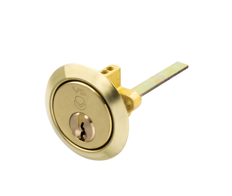 Polished Brass V5 Rim Cylinder - V5RMC20PB