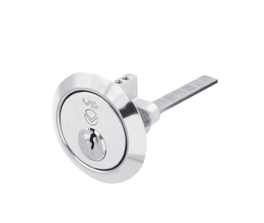 Polished Chrome V5 Rim Cylinder - V5RMC20PC