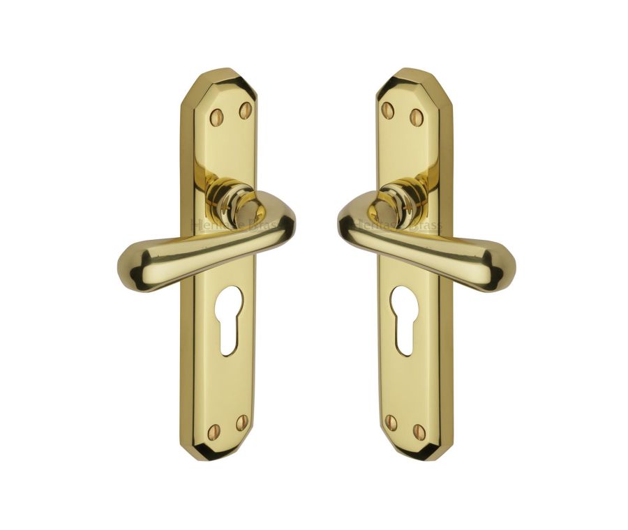 Heritage Brass Matt Bronze Charlbury Door Handle on Plate - Bathroom Set