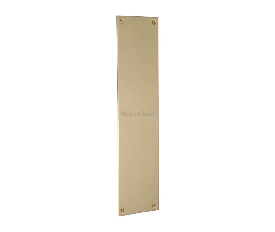 Heritage Brass Polished Brass Flat Fingerplate 305mm