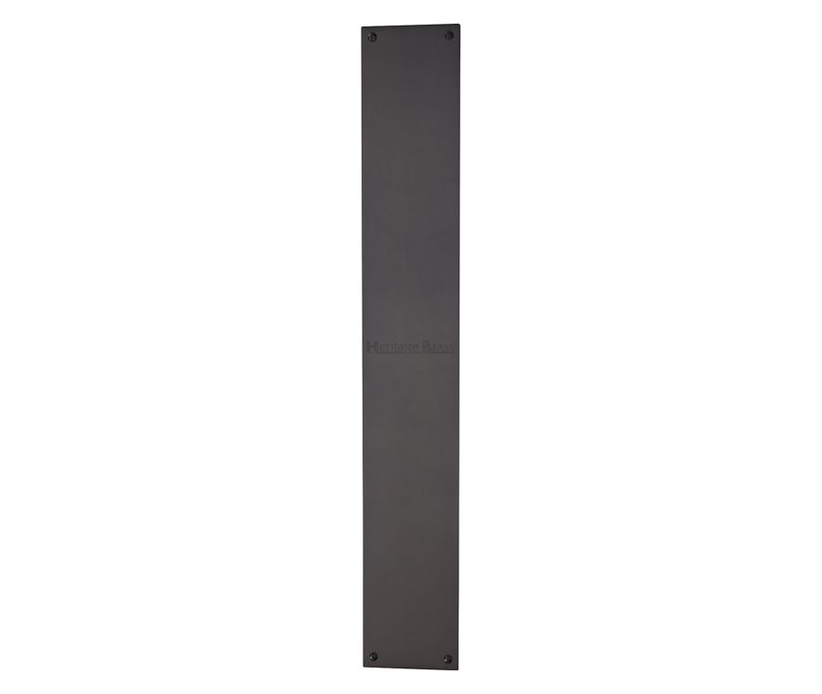 Heritage Brass Matt Bronze Flat Fingerplate 500mm