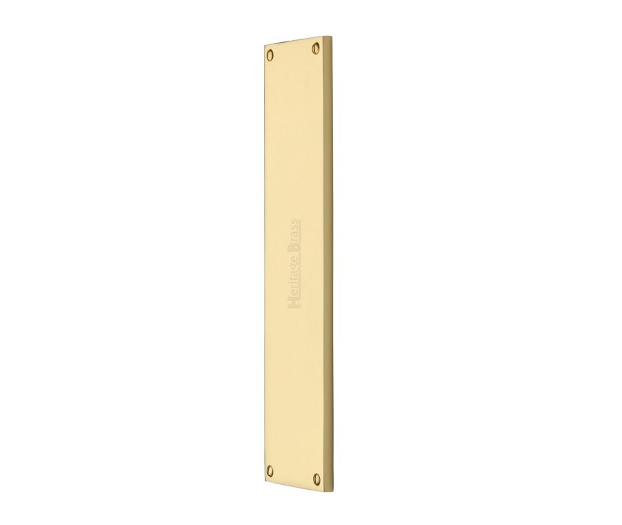 Heritage Brass Polished Brass Fingerplate - V741 8mm