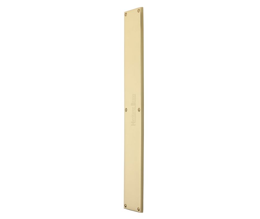 Heritage Brass Polished Brass Fingerplate - V741 8mm V741 500-PB