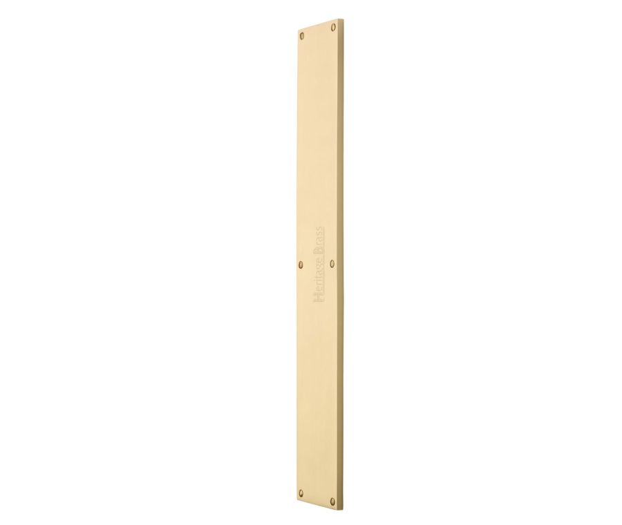 Heritage Brass Satin Brass Fingerplate - V741 8mm V741 500-SB