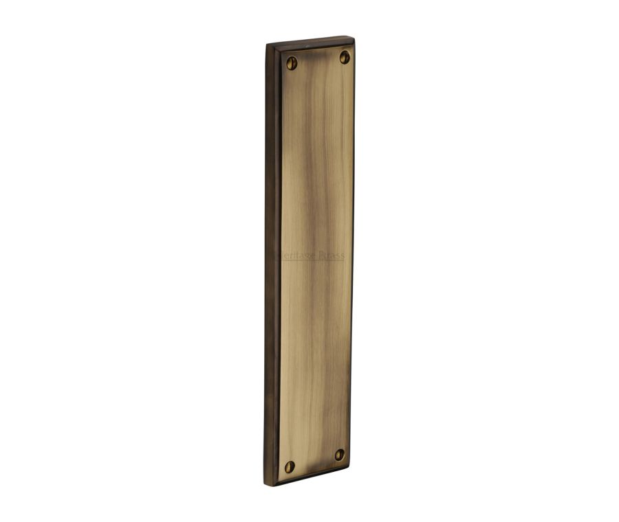 Heritage Brass Antique Brass Brass Fingerplate