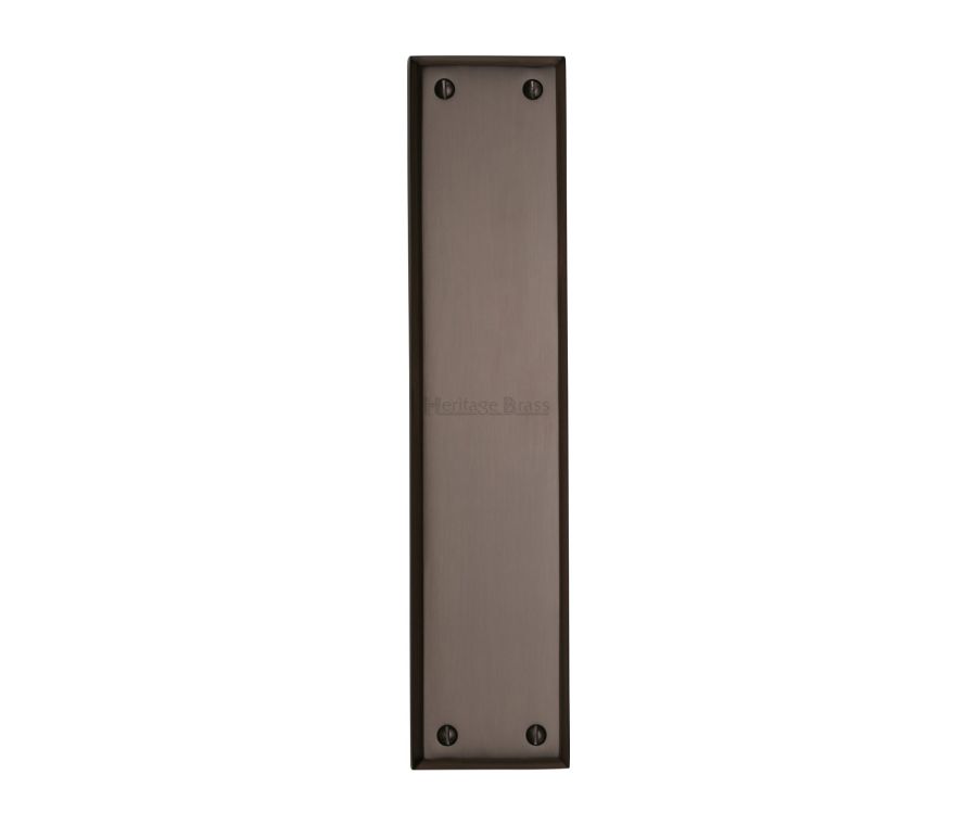 Heritage Brass Matt Bronze Brass Fingerplate