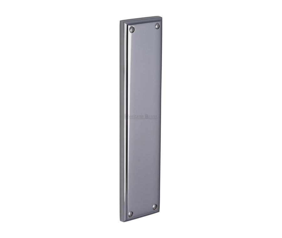 Heritage Brass Polished Chrome Brass Fingerplate
