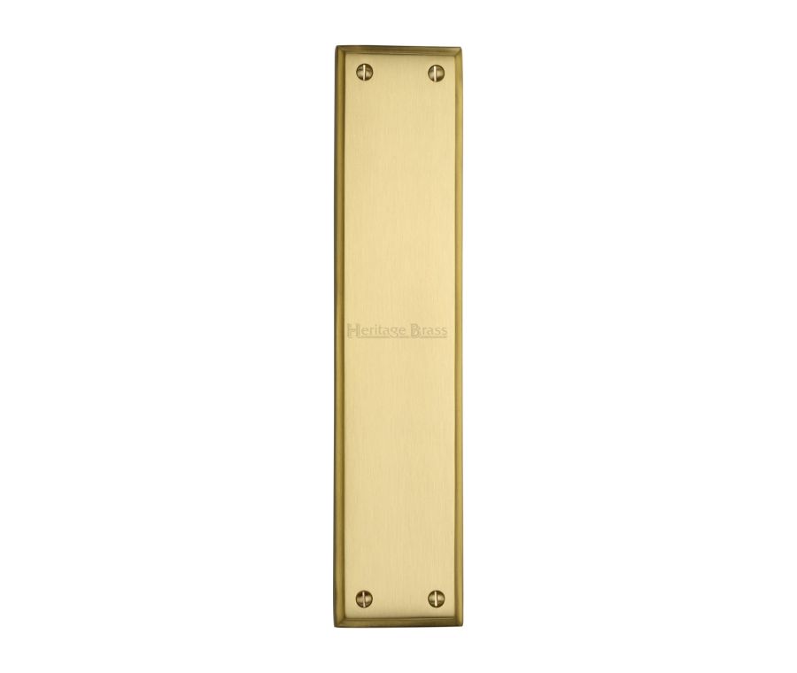 Heritage Brass Satin Brass Brass Fingerplate