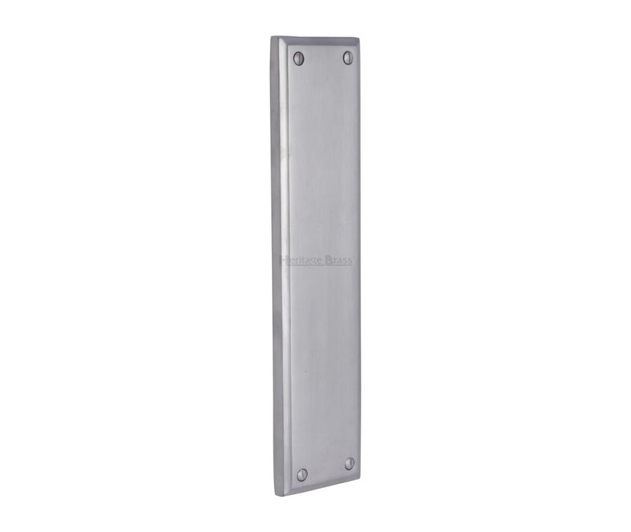 Heritage Brass Satin Chrome Brass Fingerplate