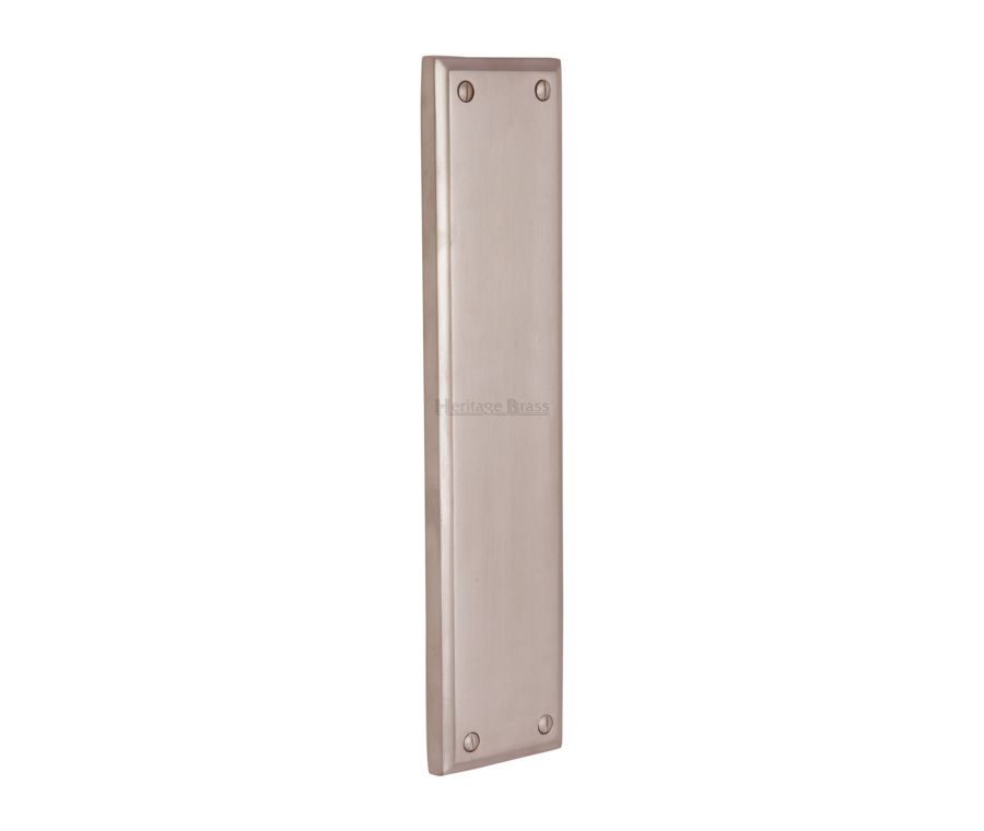 Heritage Brass Satin Nickel Brass Fingerplate