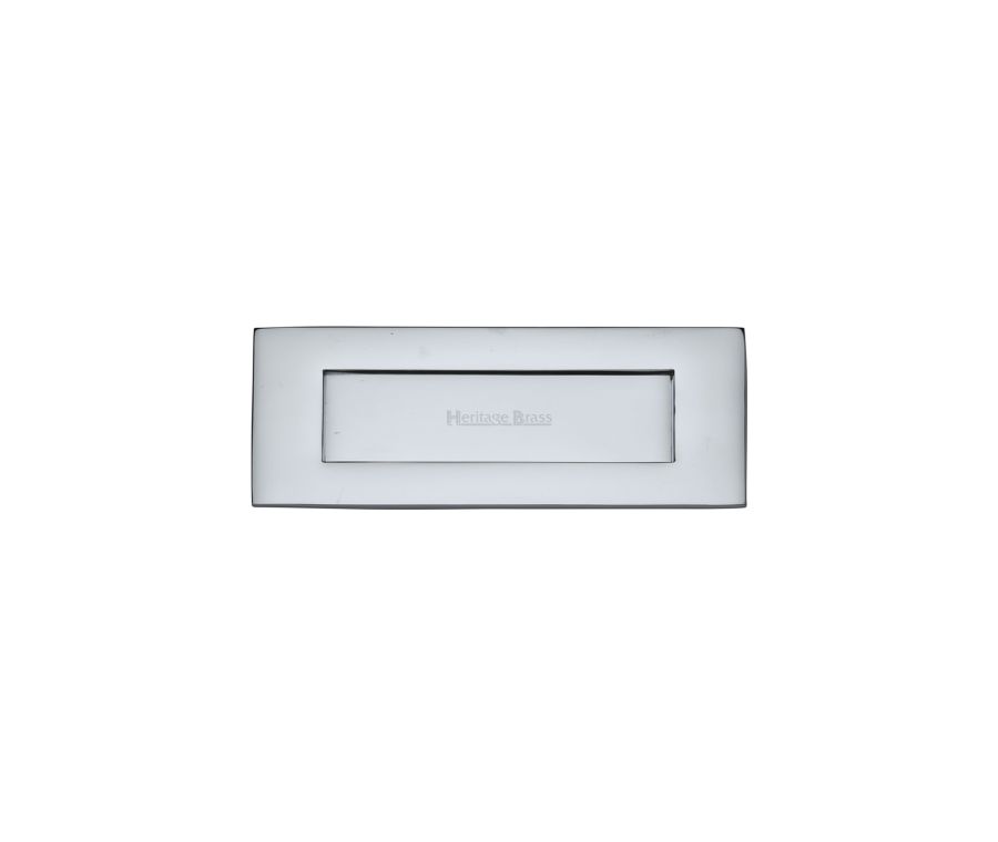 Heritage Brass Polished Chrome Letterplate 203 x 76mm