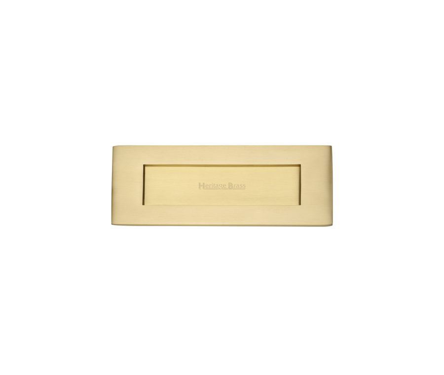 Heritage Brass Satin Brass Letterplate 203 x 76mm