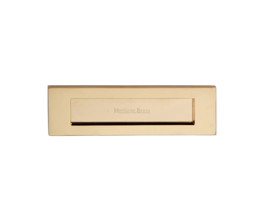 Heritage Brass Polished Brass Letterplate 254 x 79mm