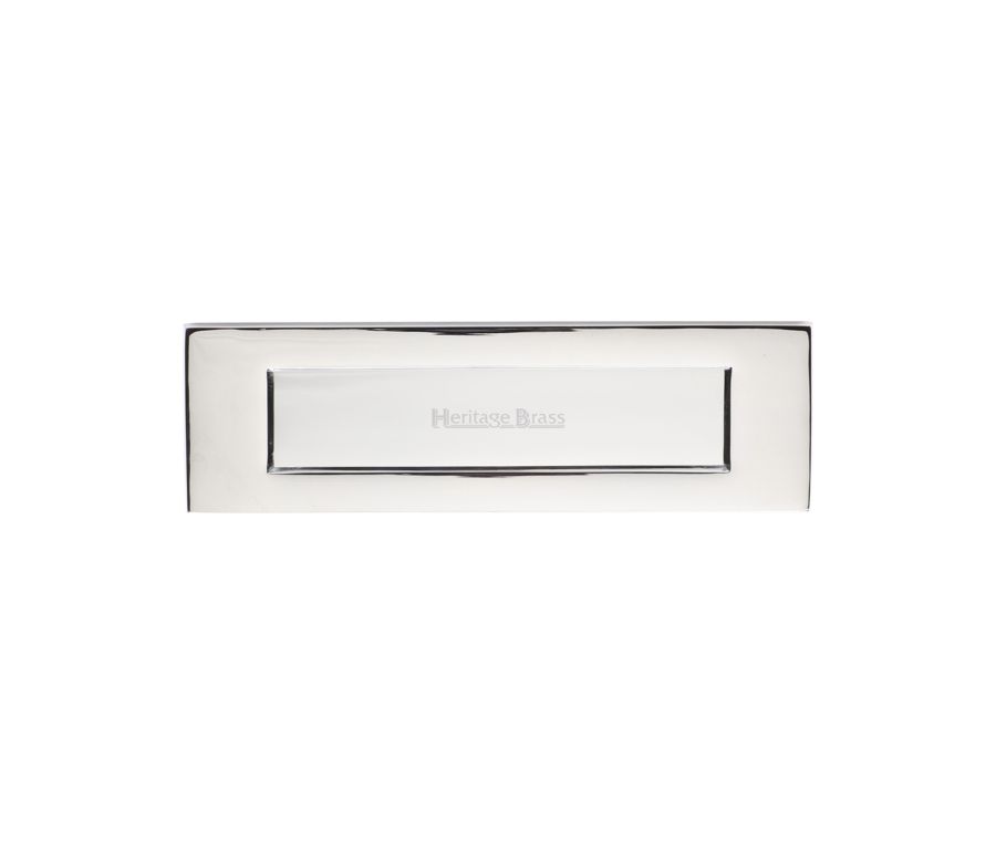 Heritage Brass Polished Chrome Letterplate 254 x 79mm