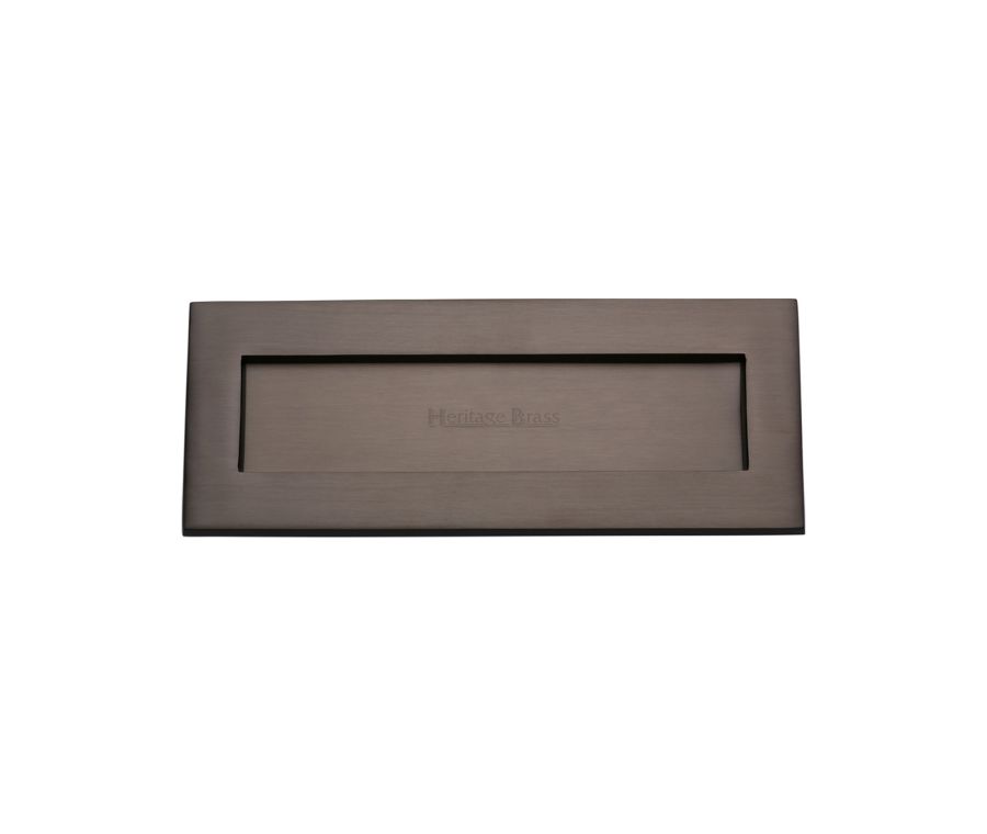 Heritage Brass Matt Bronze Letterplate 254 x 101mm