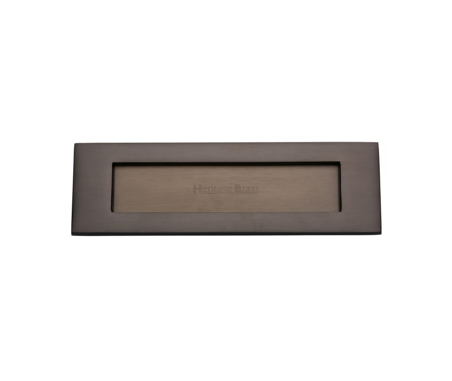 Heritage Brass Matt Bronze Letterplate 305 x 101mm