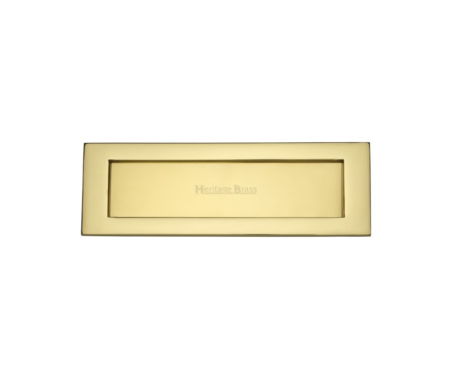 Heritage Brass Polished Brass Letterplate 305 x 101mm