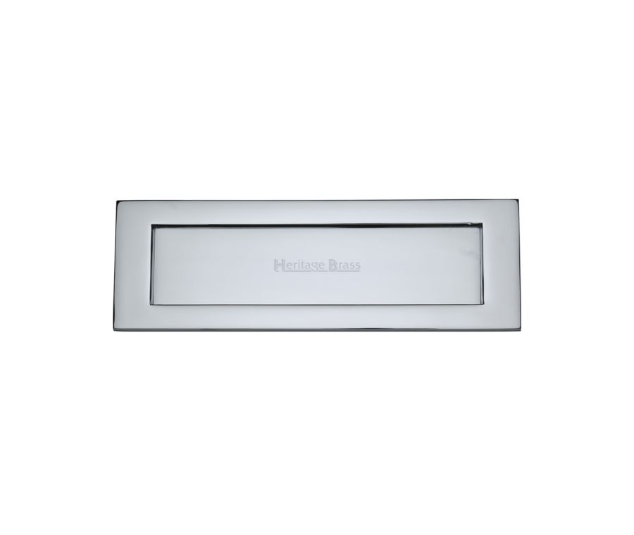 Heritage Brass Polished Chrome Letterplate 305 x 101mm
