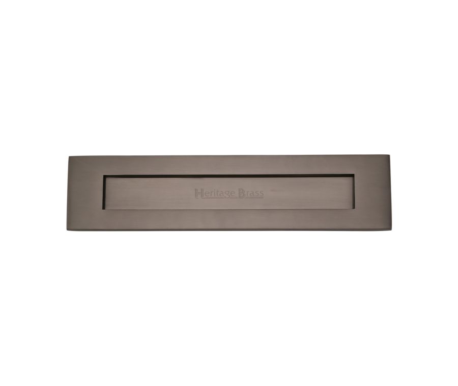 Heritage Brass Matt Bronze Letterplate 334 x 78mm