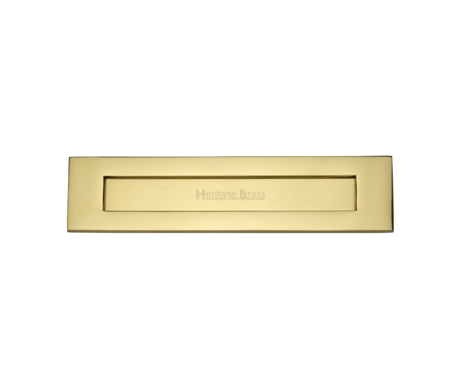 Heritage Brass Polished Brass Letterplate 334 x 78mm