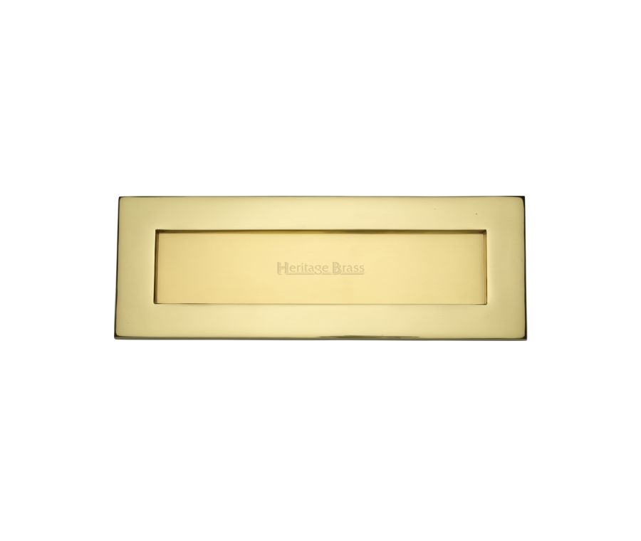Heritage Brass Polished Brass Letterplate 355 x 124mm