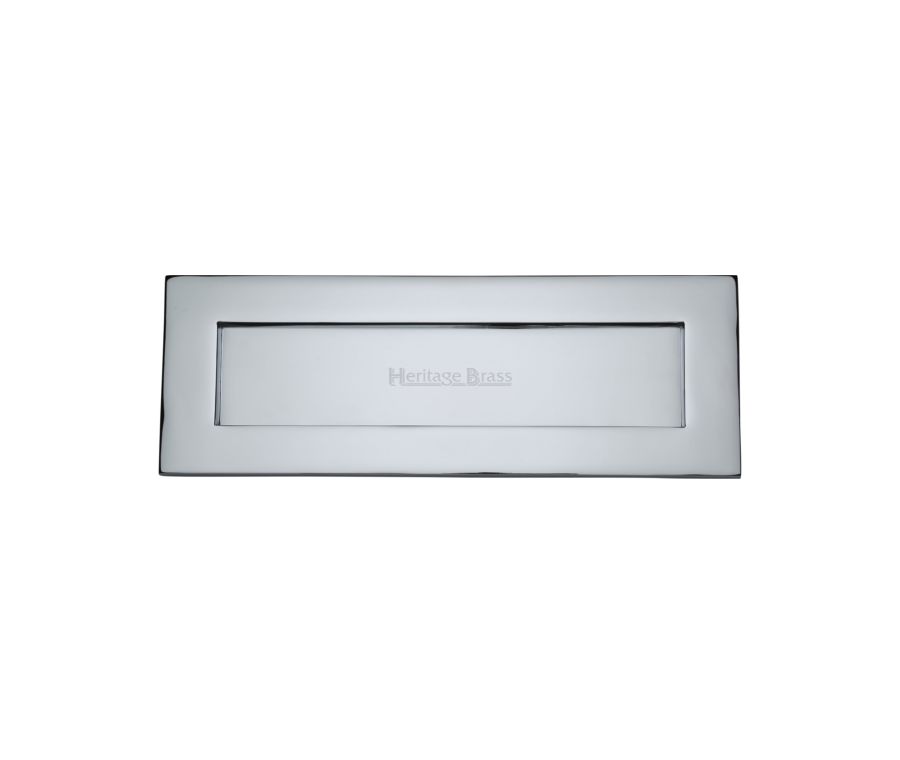 Heritage Brass Polished Chrome Letterplate 355 x 124mm