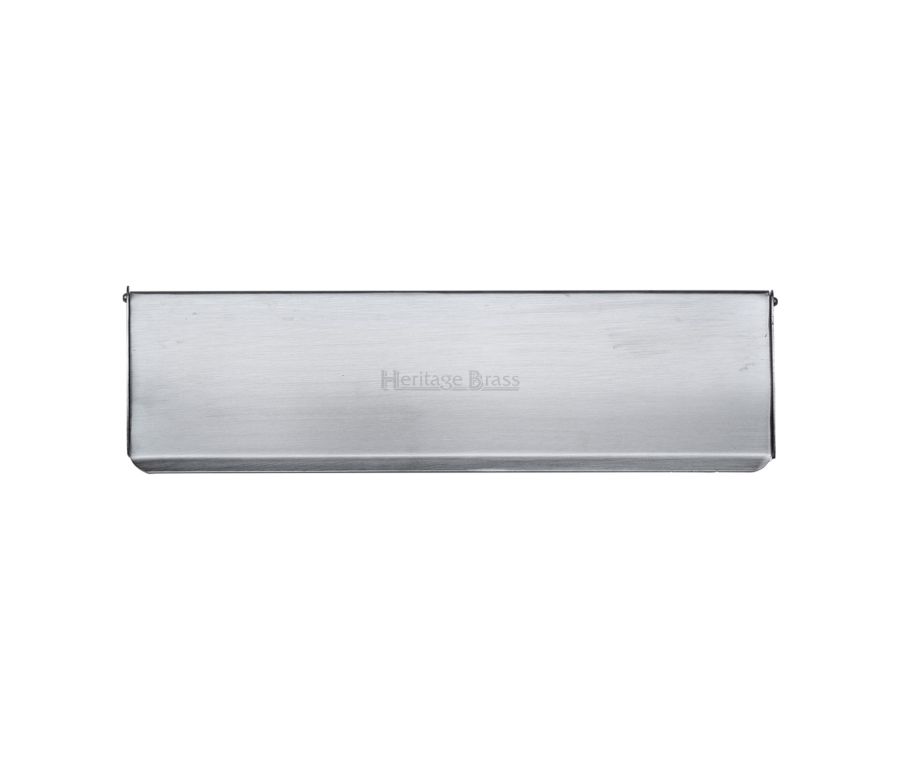 Heritage Brass Satin Chrome Interior Letterflap Tidy  280 x 83mm