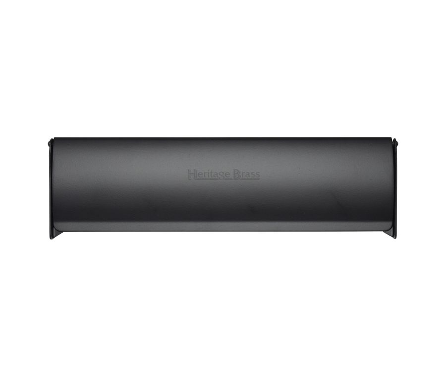 Heritage Brass Matt Black Interior Letterflap Tidy  299 x 83mm