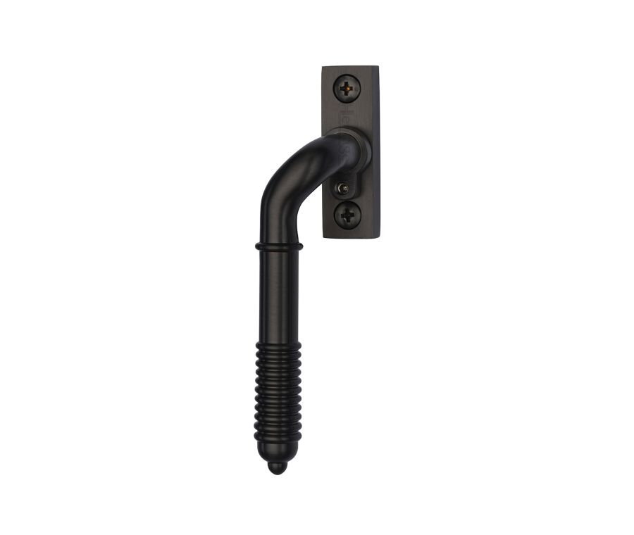 Heritage Brass Matt Bronze Lockable Reeded Espagnolette Left Handed