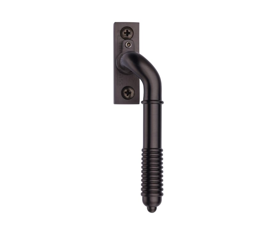 Heritage Brass Matt Bronze Lockable Reeded Espagnolette Right Handed
