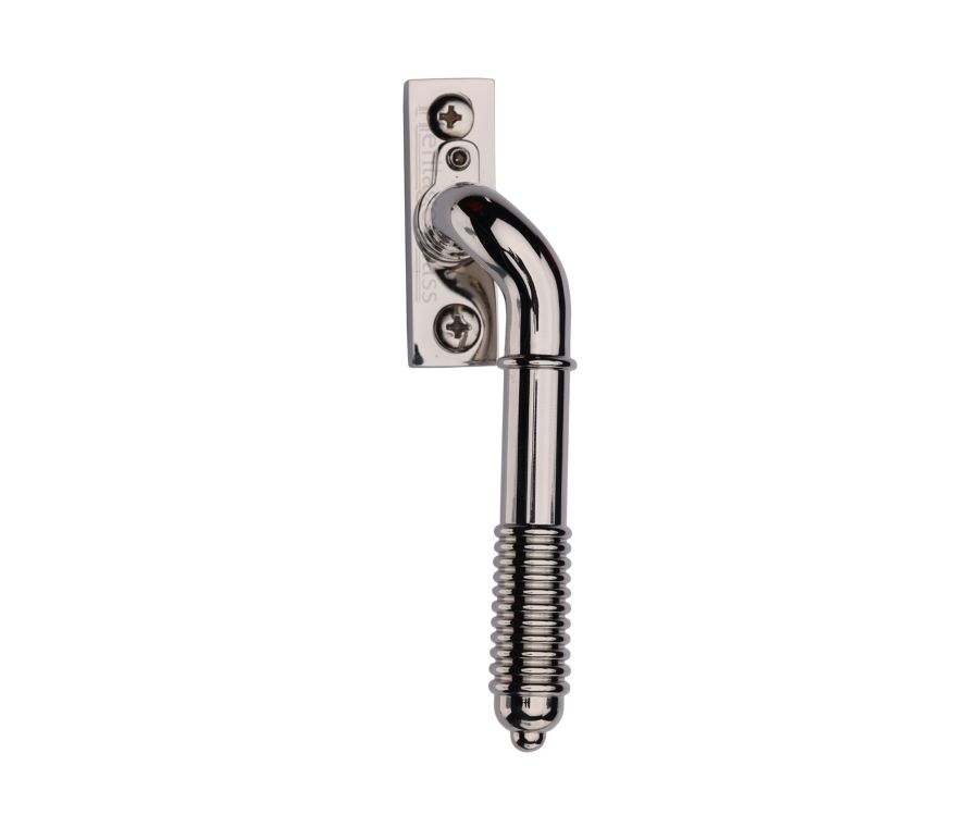 Heritage Brass Polished Nickel Finish Lockable Reeded Espagnolette Right Handed