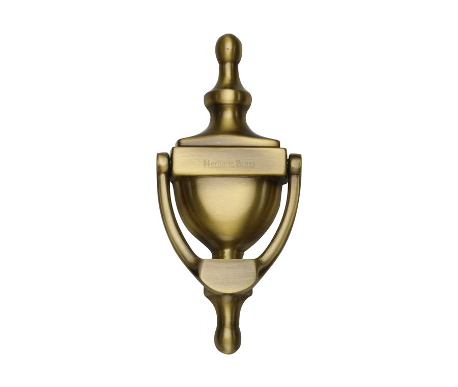 Heritage Brass Antique Brass Urn Door Knocker
